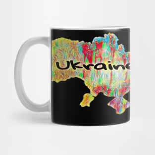 Map of Ukraine Mug